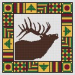 Country Quilt - Elk (image for) Country Quilt - Elk